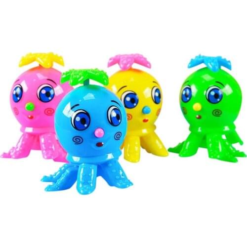 Baby Bath Toy Cute Cartoon Wind Up Octopus Toy Walk Sideways Kids Sea Animal Water Play Toys Bathtub Funny Toy Random Color