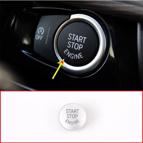 For BMW X5 F15 2015-2017 ABS Plastic Car Start Engine Stop Cover Trim Accessories For BMW 3 Series F30 2013-2018
