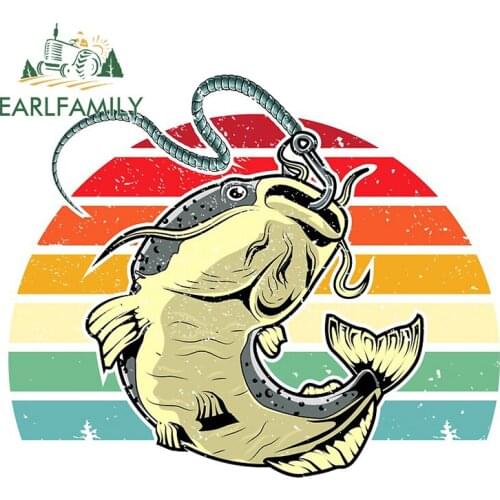 EARLFAMILY 13cm x 10.9cm for Decal Auto Bumper Window Stickers Fashion DIY Waterproof Window Occlusion Scratch VAN SUV Decal