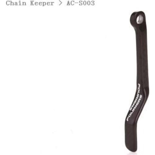 Fouriers ROAD chain catcher to protect your bottom bracket 3K Carbon Road Bike Bicycle Chain Keeper Range: 39t ~ 53t, 34t ~ 50t