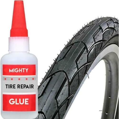 50ml Mighty Tire Repair Glue Car Bicycle Motorcycle Tire Repair Glue Car Tire Sole Repair Instant Glue Multi-purpose Super Glue
