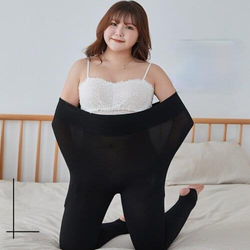 Women Pantyhose 150KG Winter Autumn Spring High Anti-hook Tear Resistant Super Elastic Sexy Black Fashion Tights of Large Sizes