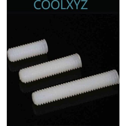 Machine screw plastic machine screw headless Slotted set nylon set screw M4 M5 M6 M8 10Pcs