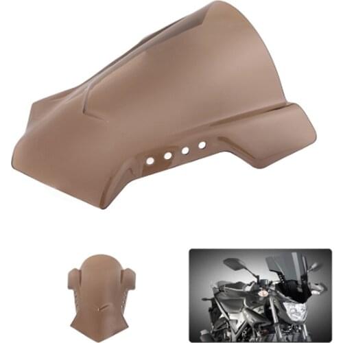 Motorbike Windshield Adjustable WindScreen 7/8' 1' Handlebar For Yamaha