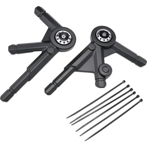 Motorcycle Side Frame Panel Guard Protector Fit for BMW R1200GS LC R 1200 GS ADV Adventure 2014-2016 (Black)