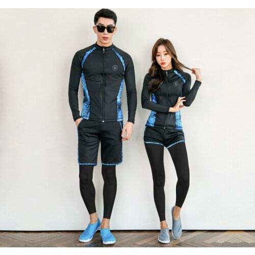 Mens Womens Tight Fit Long Sleeve Swimsuit Rashguard Shirt & Leggings 5pcs Fitness Running Gym Sport Suit Activewear Tracksuit