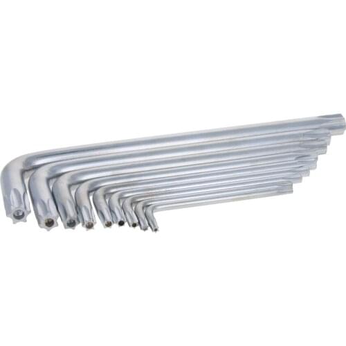 New Torx Wrench Set T10~T50 Matte Plum Extra Long/Matte Plum Medium Length/Matte Plum Standard Short 40 Chromium Wrench Set 1set