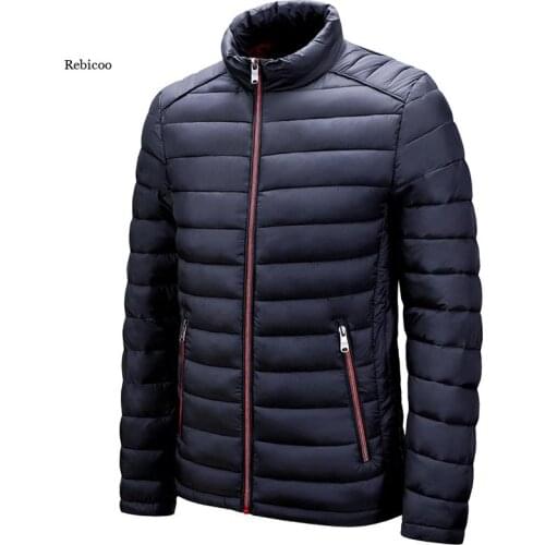 Winter New Parka Jacket Men Solid Color Casual Fashion Parka Coat Men Warm Thick High Quality Men Jacket
