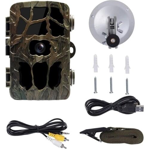 Portable Outdoor Hunting Camera 16MP Trail Cam 120° Wide Angle Monitor