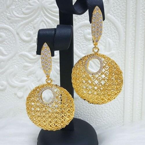 Women's Gold Earrings QMXD China