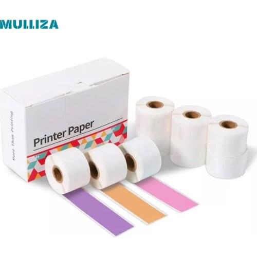 9 rolls 15mm * 3.5m purple rose red orange self-adhesive thermal paper cute pattern convenience store office waterproof