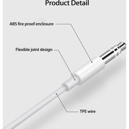 Q1JF 3.5mm Auxiliary Input Adapter Male to Male AUX Cord for Headphones Car Home Stereos Speaker Phone Pad 1m/3.3ft