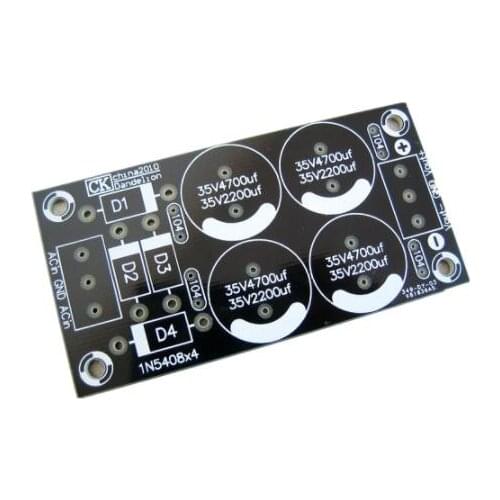 Rectifier Filter Board Power Amplifier Dual Power Board Empty Board PCB Positive and Negative Power Board