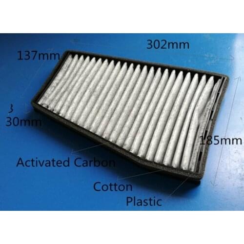 WIX24906 Wholesale CUK3040 Factory Outlet EC96327366 Black Carbon Car Cabin Air Filter for DAEWOO Epica Evanda 30*302*185/137mm
