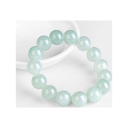 Round Bead Bracelet Womens браслет женский Natural Burmese Jade A Cargo Ice Waxy Jade Bracelet Factory Direct Sales