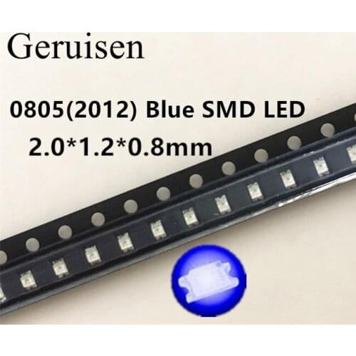 0805 smd led Red Yellow Green White Blue Orange light emitting diode 2.0*1.2*.0.8mm 1000PCS