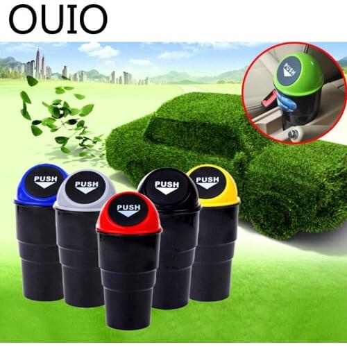 1X Mini Car Bin Garbage Trash Box organizer door storage barrel For lada vesta granta kalina Audi a4 b7 a6 c5 hyundai solaris