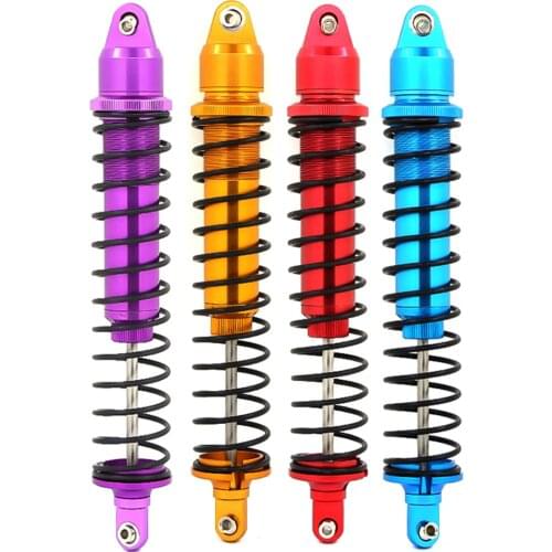 2 Pieces RC Car Upgrade Part Aluminum Alloy Oiled Shock Absorber(Al.) Traxxas TRA 7761 For 1/5 Scale Model X-MAXX Monster Truck