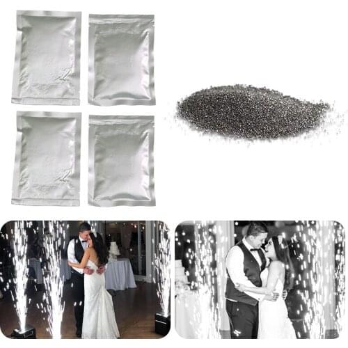 4Bags Ti Powder 200g/bag Material Cold Spark Fountain Firework Machine In Wedding And Stage Effect Smokeless Safe powder