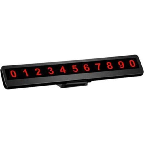 50% Dropshipping!Car Vehicle Temporary Stop Luminous Magnetic Phone Number Parking Card Plate