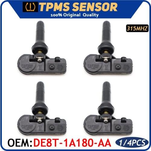 Car DE8T-1A180-AA TPMS Tire Pressure Monitor Sensor For Ford Flex Focus Fusion Mustang Transit Lincoln MKC MKS MKT MKX 315Mhz