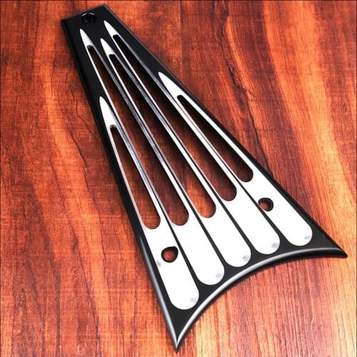 Black BILLET SHALLOW CUT FRAME GRILL For harley Touring Street Glide FLHX Road King 14-16