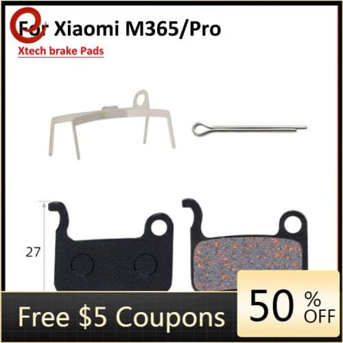 Disk Brake Pads for M365 XTECH Hydraulic Brake MTB Bicycle Disc Ceramics Semi-Metallic Brake Pads ZOOM XTECH HB100 2pcs