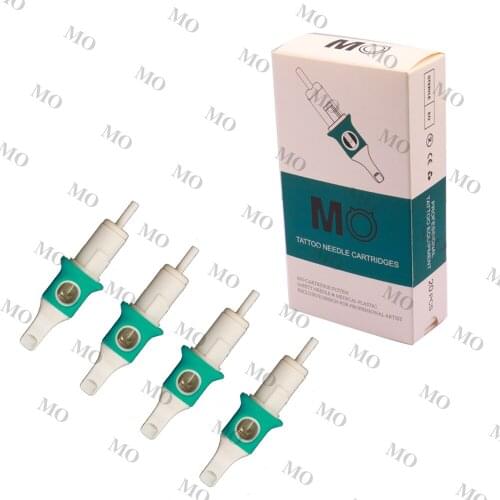 20 pcs/lot Original Filter Cartridge Tattoo Needles Round Liner RS Membrane System Needles for Cartridge Machine Grip