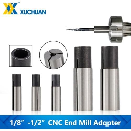 1pc Adapter Collet for End Milling Cutter CNC Lathe Tool Chuck Carbide End Mill Engraving Bit Tools
