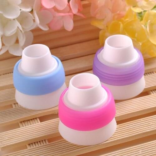 Icing Piping Bag Russian Nozzles Cream Converter Coupler Baking Cream Nozzle Tips Converter Cake Decorating Tools