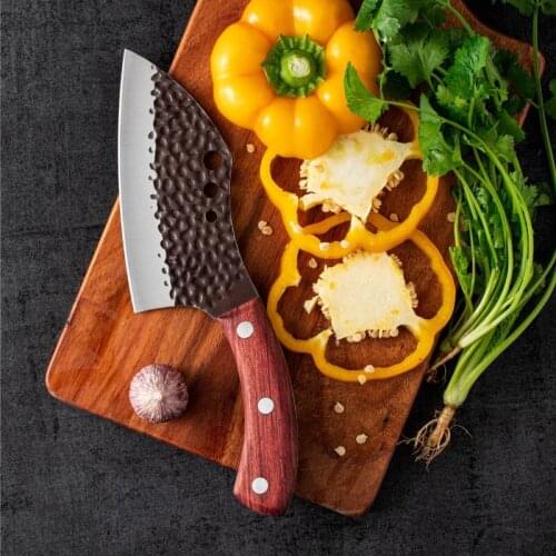 Forged small scimitar bone picking knife multi-purpose fish knife household small outdoor kitchen knife slaughter knife