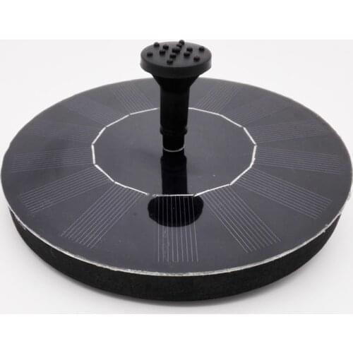 High Quality 7V 1.4W Floating Water Pump Solar Panel Garden Plants Watering Power Fountain Pool New Arrival 200L/H