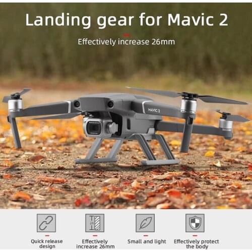 Landing Gear for DJI Mavic 2 Pro Zoom Drone Quick Release Height Extender Long Leg Foot Protector Stand Gimbal Guard Accessories