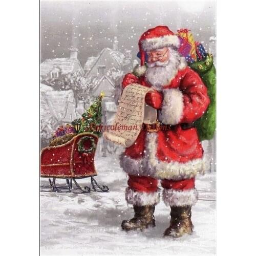 Counted Cross Stitch Kits Needlework Embroidery - Crafts 14 ct Aida DMC Color DIY Arts Handmade Home Decor - Gifts List