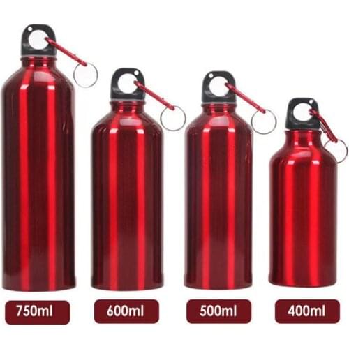 Botellas de agua deportivas de acero inoxidable de 500 ML 750 ML + tapa a prueba de fugas botella de agua de vaso de gimnasio co