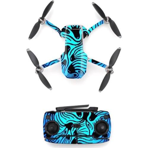 Octopus Style Skin Sticker for DJI Mavic Mini Drone And Remote Controller Decal Vinyl Skins Cover