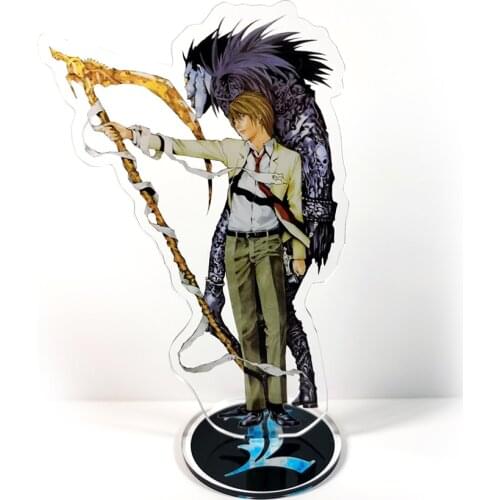 Death Note Yagami Light Killer & Ryuk couple acrylic stand figure model plate holder cake topper anime