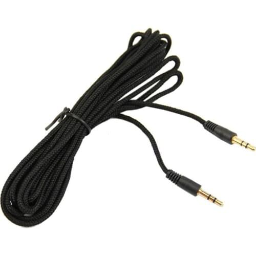 2M/3M/5M Extension Cable 3.5mm AUX AUXILIARY CORD Male to Male Stereo Audio Cable for CAR PC MP3 MP4 CD Phone