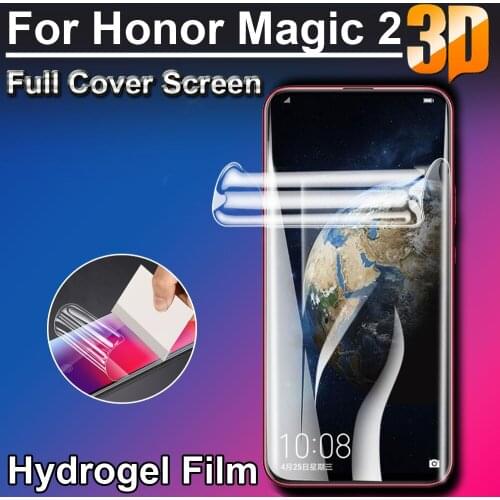 3D Ultra Clear Soft LCD Anti-Scratch Full Coverage Screen Protector for Huawei Honor Note 10 Magic 2 Hydrogel Film(Not glass)