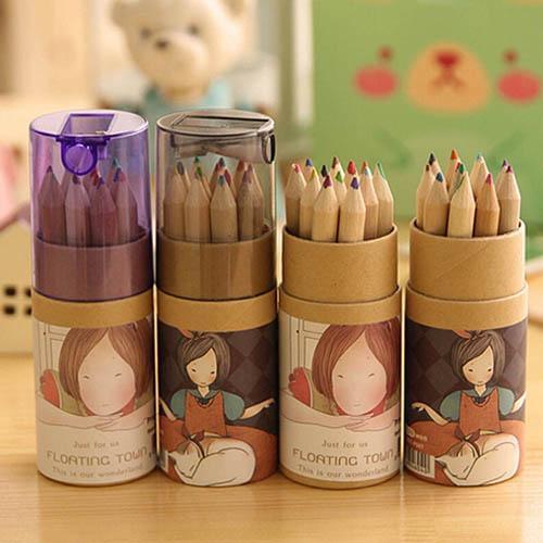 12 Colors Artist Professional Fine Drawing Painting Sketching Writing Pencils