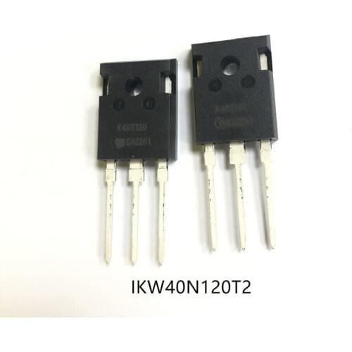 2PCS IKW40N120T2 TO-247 K40T1202 TO247 IKW40N120 IGBT 40A 1200V 40T1202 original IC