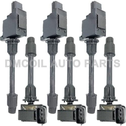 3 PCS FRONT LEFT AND 3 PCS REAR RIGHT IGNITION COIL FOR NISSAN MAXIMA QX IV V INFINITI I30 2.0L 3.0L 97- 22448-2Y005 22448-2Y010