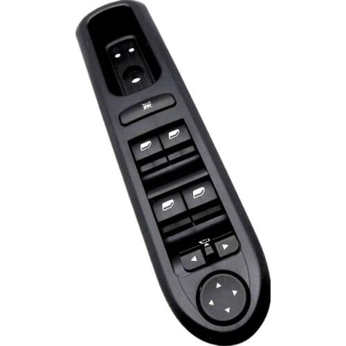 Free Shipping For Peugeot 407 2004-2010 Glass Lifter Main Switch Power Window Control Panel 6554.ER 96468704XT 6554ER 6554 ER