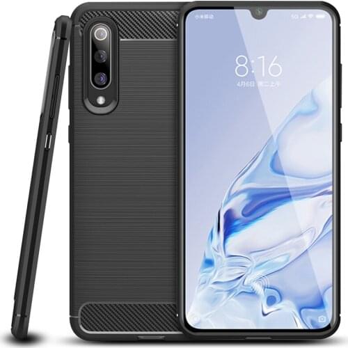 Mi 9 Pro 5G Phone Case For Xiaomi 9 Pro CASE bumper on Cover Carbon Fiber soft Silicon Anti-knock Case For Mi 9 SE Capa