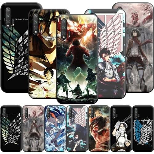 Attack On Titan Case for Honor 8A 8X 10 Lite View 20 Pro 9A