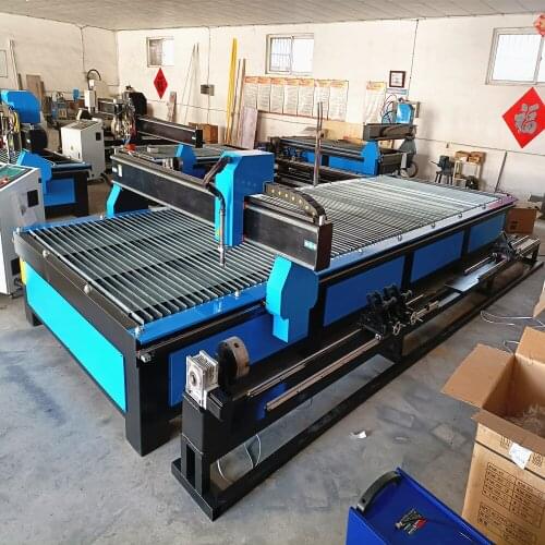 Economical CNC 1325 Metal Plasma Cutting Machine For Stainless Steel/Factory Price CNC Plasma Cutter Table 1530 With Drilling