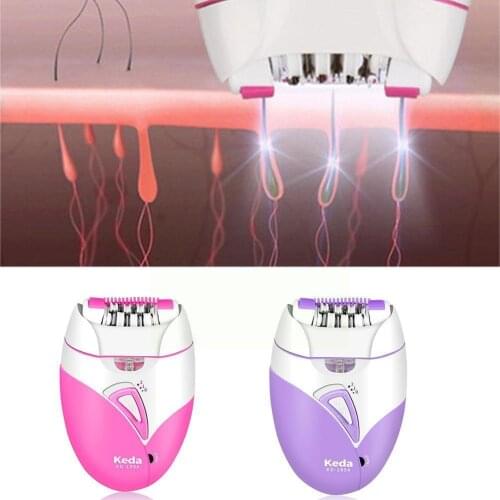 USB Rechargeable Women Electric Epilator Beard Hair Depilatory Removal Body Trimmer Shaving Legs Lady Bikini Depilador Elec S1N9