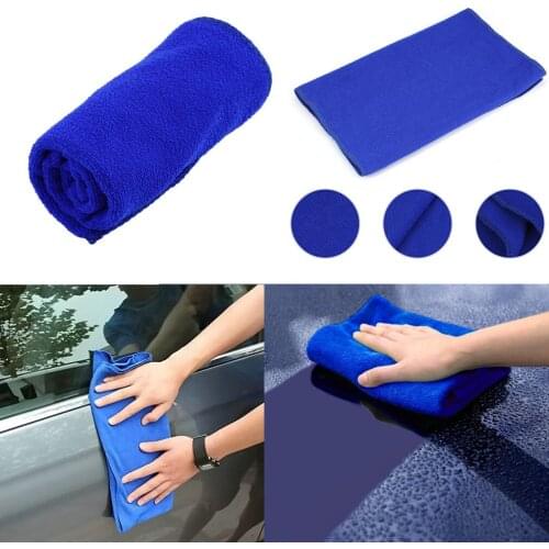 1PC 62x26cm 30x30cm Microfiber Towel Car Cleaning cloth Detailing Polishing Scrubing Hand Towel Car Wash Care Car Accessories