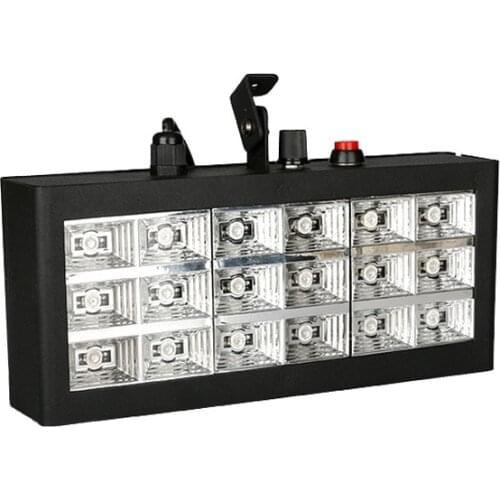 Mini Sound Control 18 RGB LED Strobe Sound Control For Party Club Disco voice music Stage Lighting Projector Club Bar 110V 220V