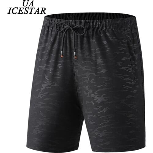 Men Fitness Shorts 2021 Summer New Quick Dry Jogger Sweatpants Brand Large Size Breathable Pants Men Casual Ice Silk Shorts Men